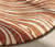 Modern Off White Terracotta Hand Tufted Round Wool 7x7 8x8 Rugs for Living Room, Abstract Organic Wave Pattern Sculpted 3D Rug for Bedroom