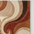 Modern Brown Beige Abstract Wave Hand Tufted Wool 6x9 Rugs, Sculpted High Low Area Rug, Luxury Handmade 9x12 Rug for Living Room, Custom Rug