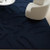 Hand Tufted Navy Blue Wool Rug, 3D Abstract Geometric Wave
