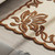 Hand Tufted Wool Area Rug, Scalloped Floral Design, Beige Brown