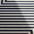 Modern Black & White Geometric Striped Scalloped Hand Tufted Wool 8x10 Area Rugs for Living Room, Abstract Contemporary Rugs for Dining Room