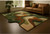 Modern Hand Tufted Wavy Sage Green Brown and Beige Boho Area Rugs for Living Room, Abstract Organic Shape 6x9 Rugs for Bedroom, Custom Rugs