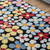 Hand-Tufted Floral Rug, Colorful Abstract Flower Pattern, Bohemian Decor
