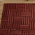Hand Tufted Stylish Geometric Terracotta and Black Wool 8x10 Area Rug for Living Room, Modern Rugs for Dining Room, Abstract Hallway 6x9 Rug