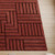 Hand Tufted Stylish Geometric Terracotta and Black Wool 8x10 Area Rug for Living Room, Modern Rugs for Dining Room, Abstract Hallway 6x9 Rug