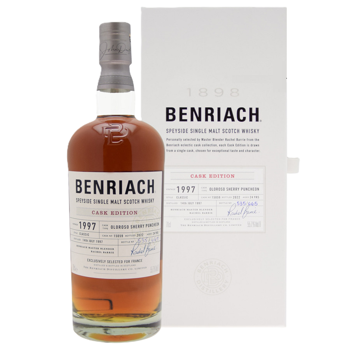 Benriach 24 ans 1997 #15059 Oloroso Butt 70cl