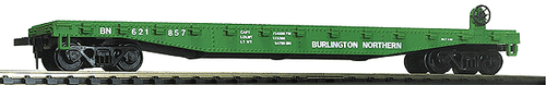 HO Walthers Trainline Flatcar Burlington Northern