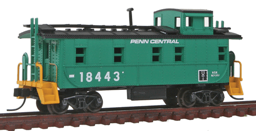 N Scale Trainman 34' Cupola Caboose Penn Central  #18443