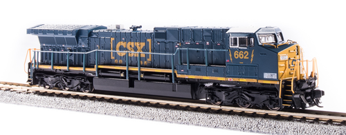 GE AC6000, CSX #662, Boxcar Scheme, Paragon3 Sound/DC/DCC, N