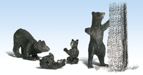 Woodland Scenics Harry Bear and Family