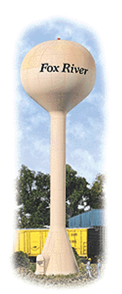 HO Scale Modern Water Tower KIT