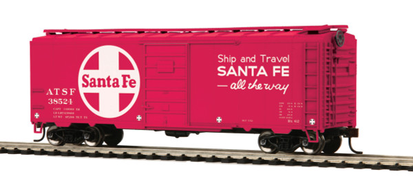 MTH HO 40' PS-1 Box Car Santa Fe #38524