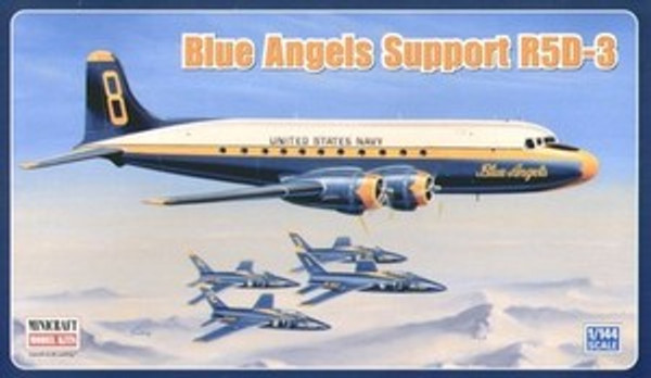 Minicraft BLUE ANGELS SUPPORT R5D3 1/144 SCALE MODEL AIRPLANE KIT