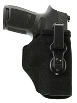Galco TUC634B Tuck-N-Go 2.0 IWB Holster Black Leather Ambidextrous