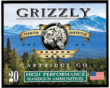 Grizzly Ammo 38 Special +P 148gr FMJ Flat Point - 20 Round Box