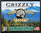 Grizzly Ammo 10mm Auto 165gr JHP Ammunition - 20 Rounds