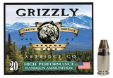 Grizzly Ammo 357 Sig 90gr JHP - 20 Rounds Self Defense Ammo