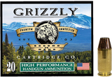 Grizzly Ammo 45 ACP +P 230gr JHP Self Defense Ammunition 20rd Box