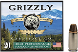 Grizzly Ammo 9mm +P 124gr FMJ Flat Point - 20 Rounds