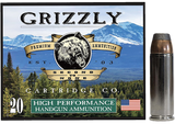 Grizzly Ammo 45 Colt +P 300gr Bonded Flat Point - 20 Rounds