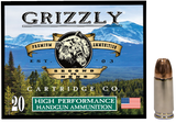 Grizzly Ammo 9mm +P 115gr JHP - 20 Rounds Self Defense Ammo