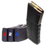 Amend2 3PACK556BLK30 MOD-2  30+1 5.56 NATO Fits AR-15 Red/White/Blue Polymer                                                                                                                            