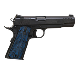 Standard Mfg  1911 HPX Full Size Frame 45 ACP 7+1 5" Black Match Grade Barrel, Satin Steel Serrated Slide, Black Satin Steel Frame w/Beavertail, Black/Blue Honeycomb Grip                              