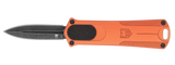 Cobra OTF 952 Dagger Automatic Knife - Orange Handle Tactical