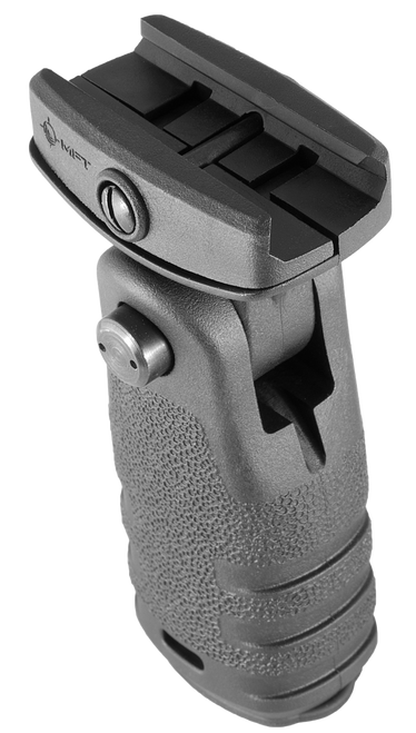 Mission First Tactical RFG React Vertical Grip Folding Black Polymer for AR-Platform                                                                                                                    
