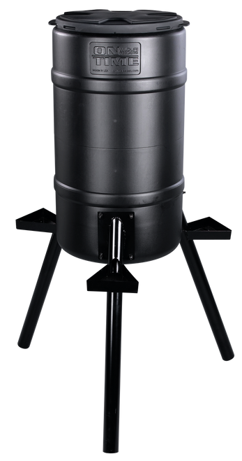 On Time 71540 Buckeye Gravity Feeder 200lb Polyethylene Wildlife