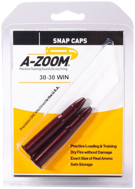 A-Zoom 12229 Rifle Snap Caps 30-30 Winchester 2-Pack Training