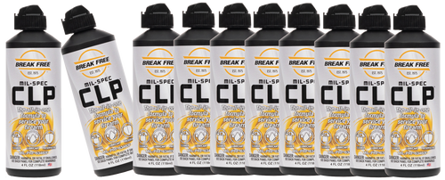 Break Free CLP-4 All-in-One Gun Cleaner Lubricant 4oz (10-Pack)