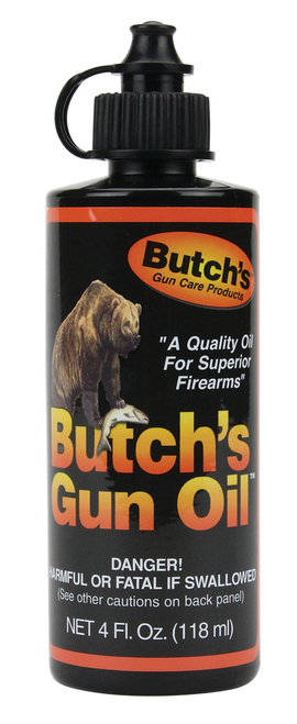 Butch's Bench Rest Gun Oil 4oz Squeeze Bottle - Premium Firearm Lubricant