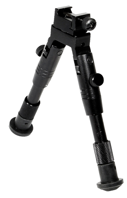 UTG TL-BP28S Shooter's SWAT Bipod Matte Black 6.2-6.7" Aluminum                                                                                                                                         