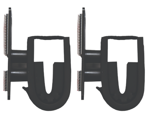 Rugged Gear 10030 Dual Lock Gun Holder Rifle/Shotgun Black Metal                                                                                                                                        