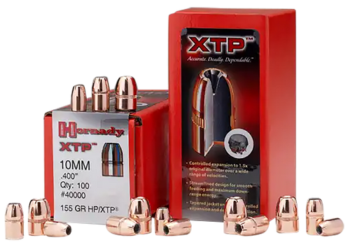 Hornady XTP 10mm Auto 180gr Hollow Point Ammo - 100 Rounds