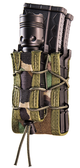 High Speed Gear 112RP0MC TACO X2RP Mag Pouch Double MultiCam Nylon MOLLE Compatible w/ Rifle Compatible w/ Pistol                                                                                       