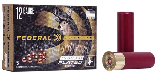Federal P15800 Premium 12GA 3" 00 Buckshot 1-7/8oz - 5 Rounds