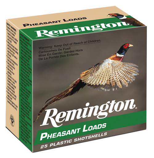 Remington Pheasant 12GA 2.75" 1-1/4oz #4 Shot Shells - 25 Rounds