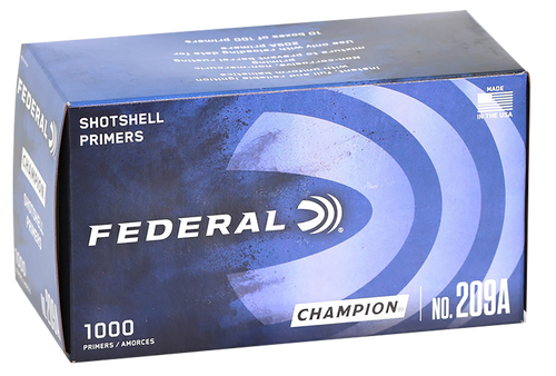 Federal 209A Champion Shotgun Primers - 1000 Count Box (5 Cases)