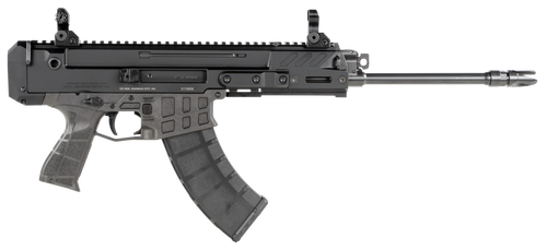 CZ-USA 91462 Bren 2 MS  7.62x39mm Caliber with 14.17" Barrel, 30+1 Capacity, Overall Black Finish, Carbon Fiber Receiver, Ambi Mag Release, Stippled Black Polymer Grip Right Hand                      