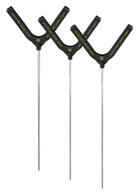 SME SMECTH Clay Target Holder Standing Black Polymer 3-Pack