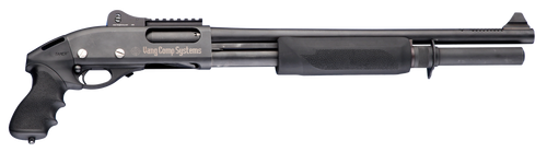 Hogue 08715 Tamer Pistol Grip & Forend Black Rubber with Finger Grooves, Polymer Forend for Remington 870                                                                                               