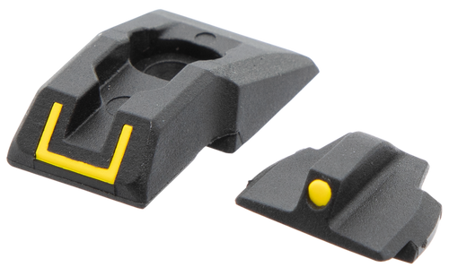 Ruger Security 9 Factory Sight Set - Black Front Yellow Rear Dots