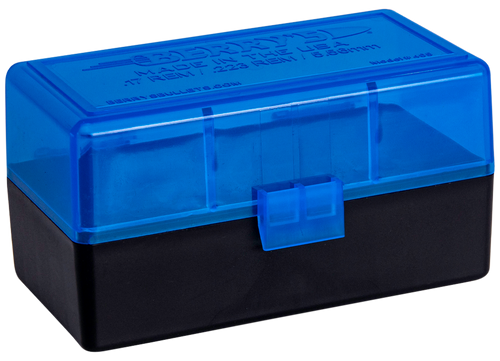 Berry's 44661 Ammo Box 223 Rem/5.56 NATO 50 Round Blue/Black