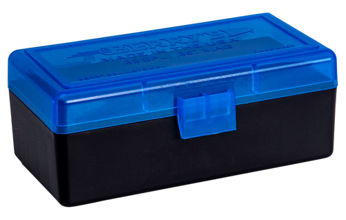 Berry's 36713 Ammo Box 38 Special/357 Magnum 50 Round Blue/Black