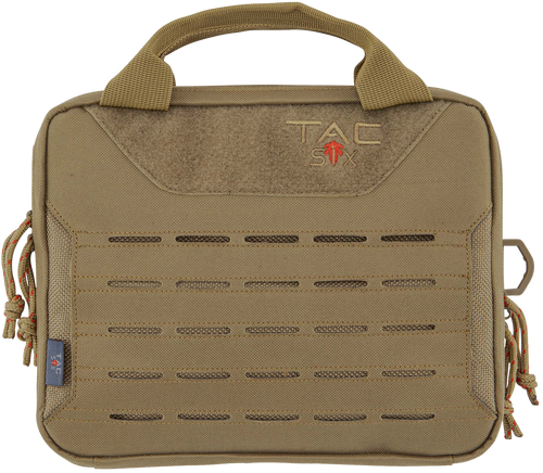 Tac Six 10816 Crew Tactical Pistol Case Coyote 600D Polyester