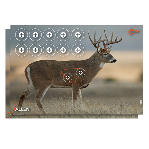 EZ-Aim 15286 Whitetail Deer Paper Target 23x35 Multi-Color 2-Pack