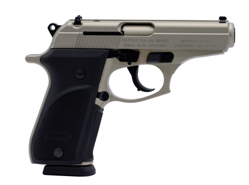 Bersa Thunder Plus 380 ACP Sub-Compact 15+1 Nickel Cerakote