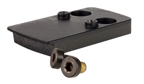 Trijicon AC32092 RMRcc Pistol Adapter Plate for Shield RMSc Footprint  Matte Black                                                                                                                      